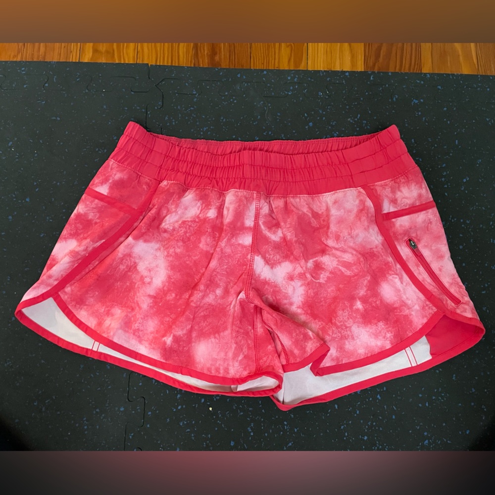 Lululemon tie dye tracker short